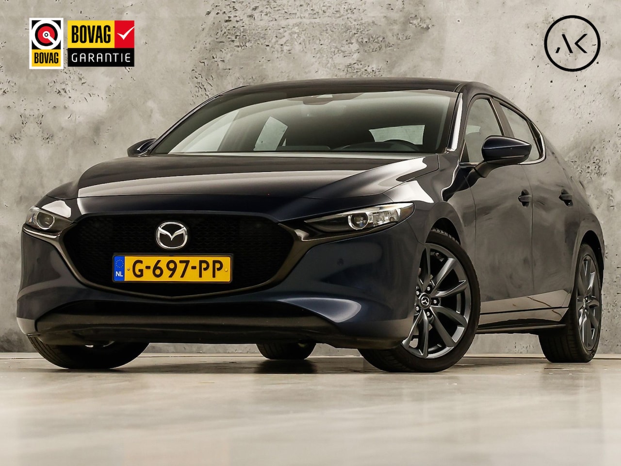 Mazda 3 - 2.0 e-SkyActiv-G M Hybrid 122 Automaat (GROOT NAVI, CLIMATE, STUUR/STOELVERWARMING, BOSE A - AutoWereld.nl