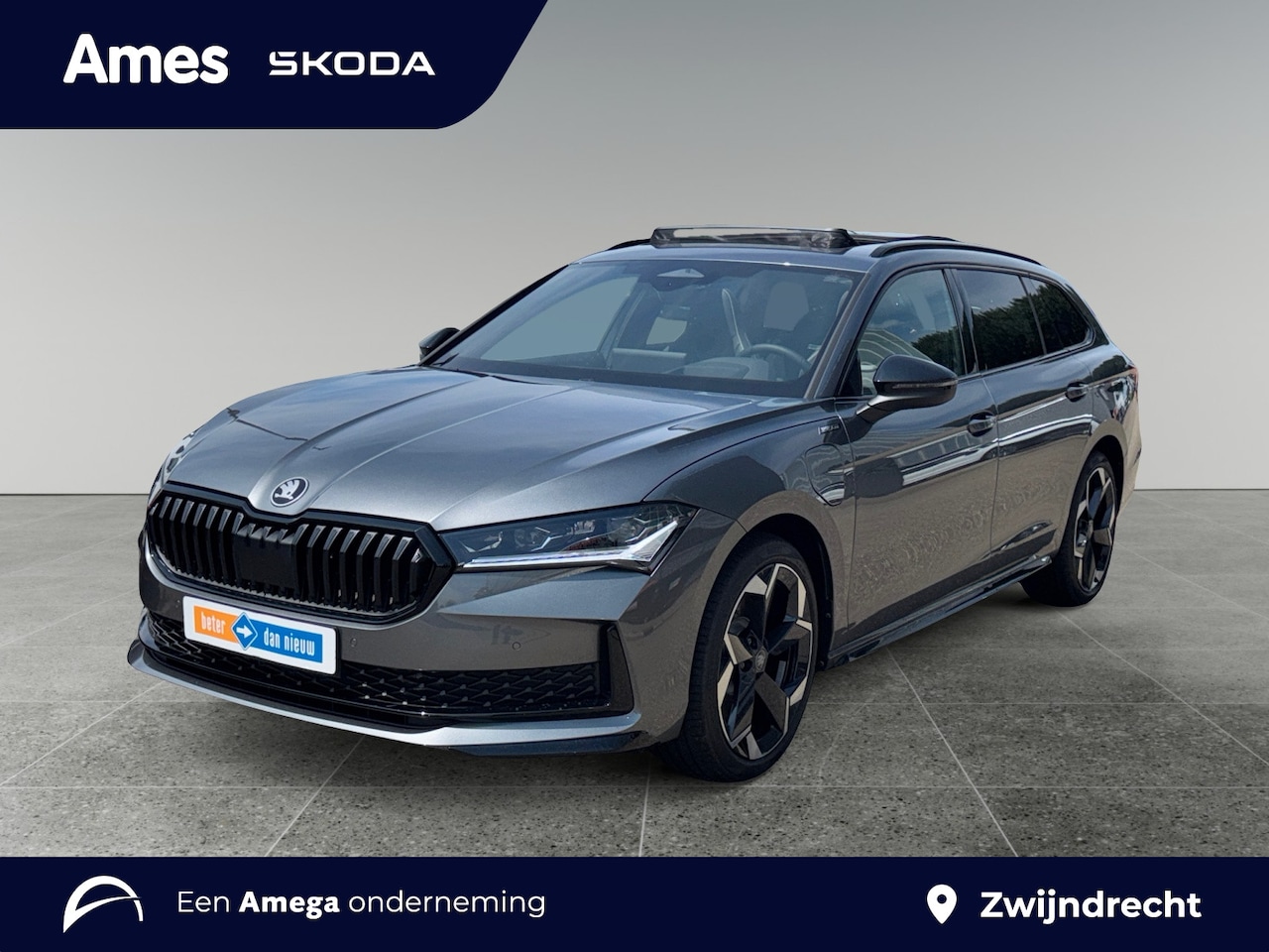Skoda Superb Combi - 1.5 204pk TSI PHEV Sportline Business Trekhaak wegklapbaar | Head-up display | Panoramadak - AutoWereld.nl