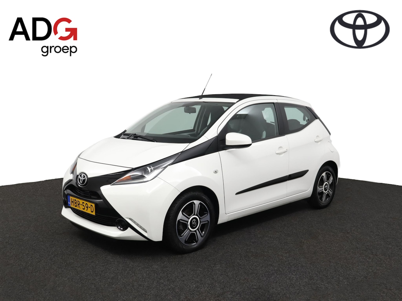 Toyota Aygo - 1.0 VVT-i x-cite | Cabrio dak | Achteruitrijcamera | Lichtmetalen velgen | Automaat | - AutoWereld.nl