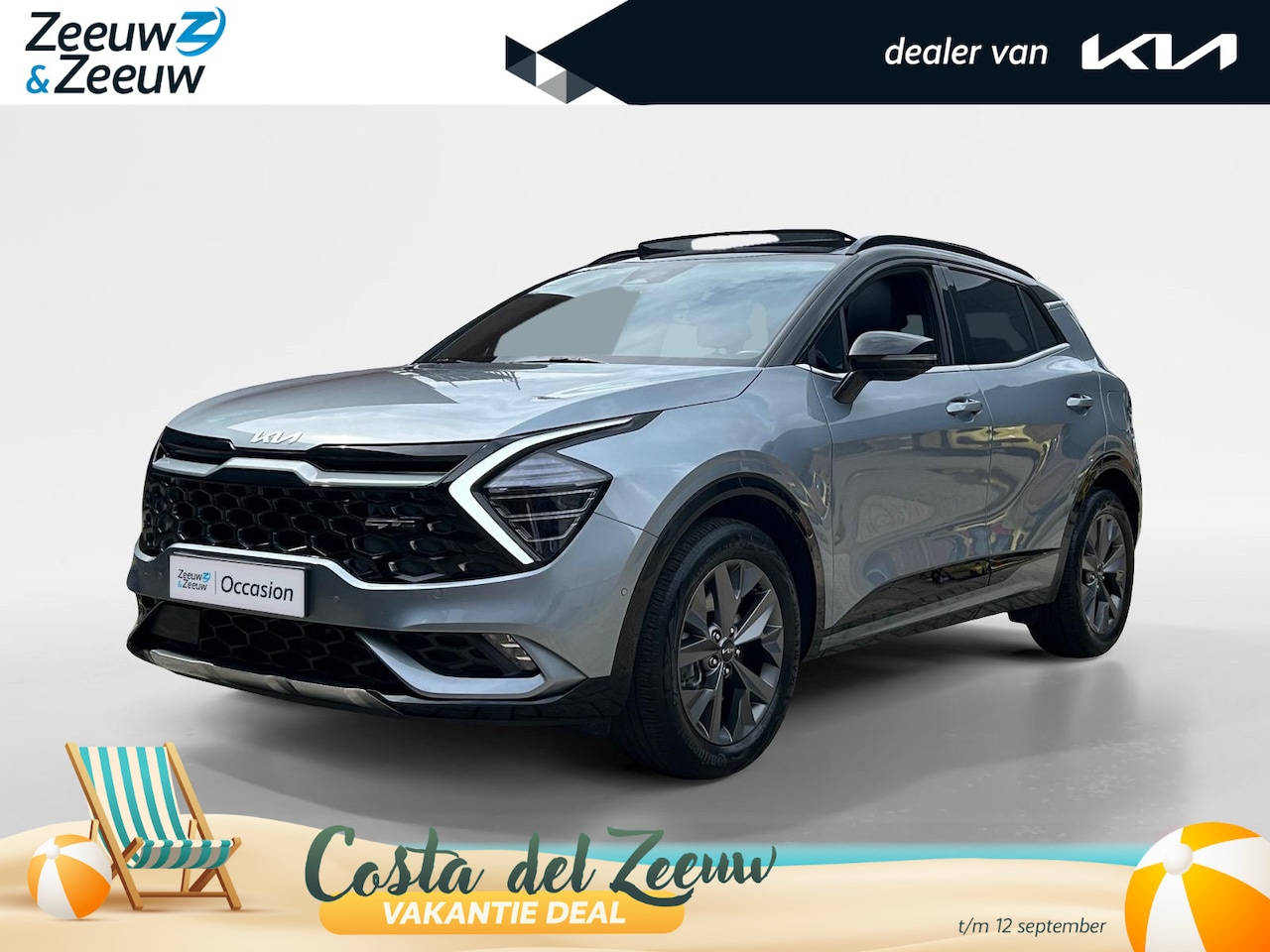 Kia Sportage - 1.6 T-GDi Hybrid GT-PlusLine | Apple Carplay / Android Auto | Navigatiesysteem | Elektrisc - AutoWereld.nl