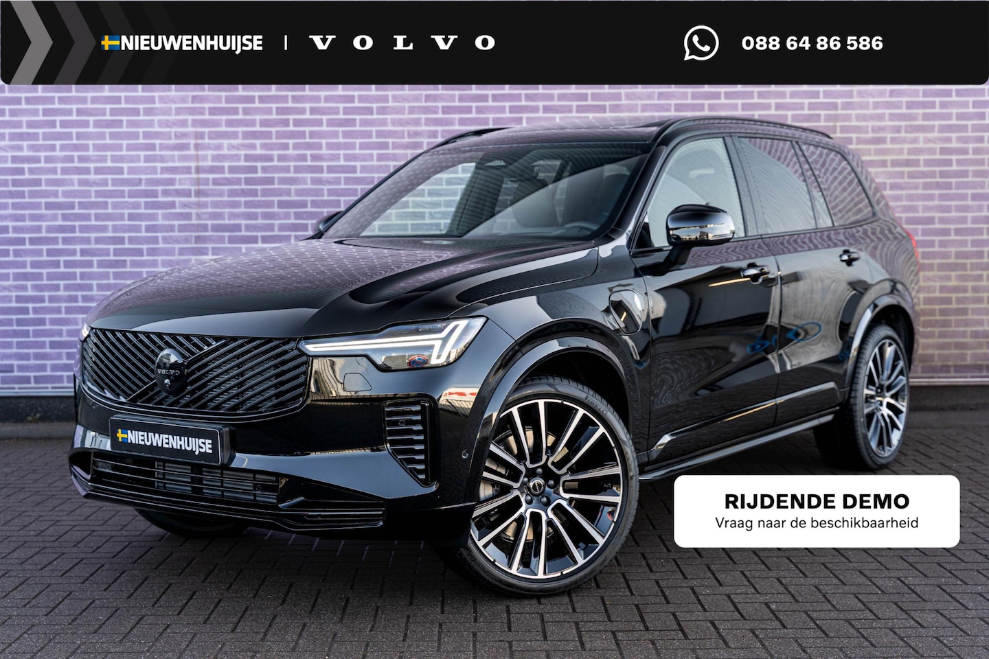 Volvo XC90 - T8 Plug-in hybrid AWD Ultra Black Ed. Exec. | Long Range | Google | Gratis Trekhaak | Adap - AutoWereld.nl