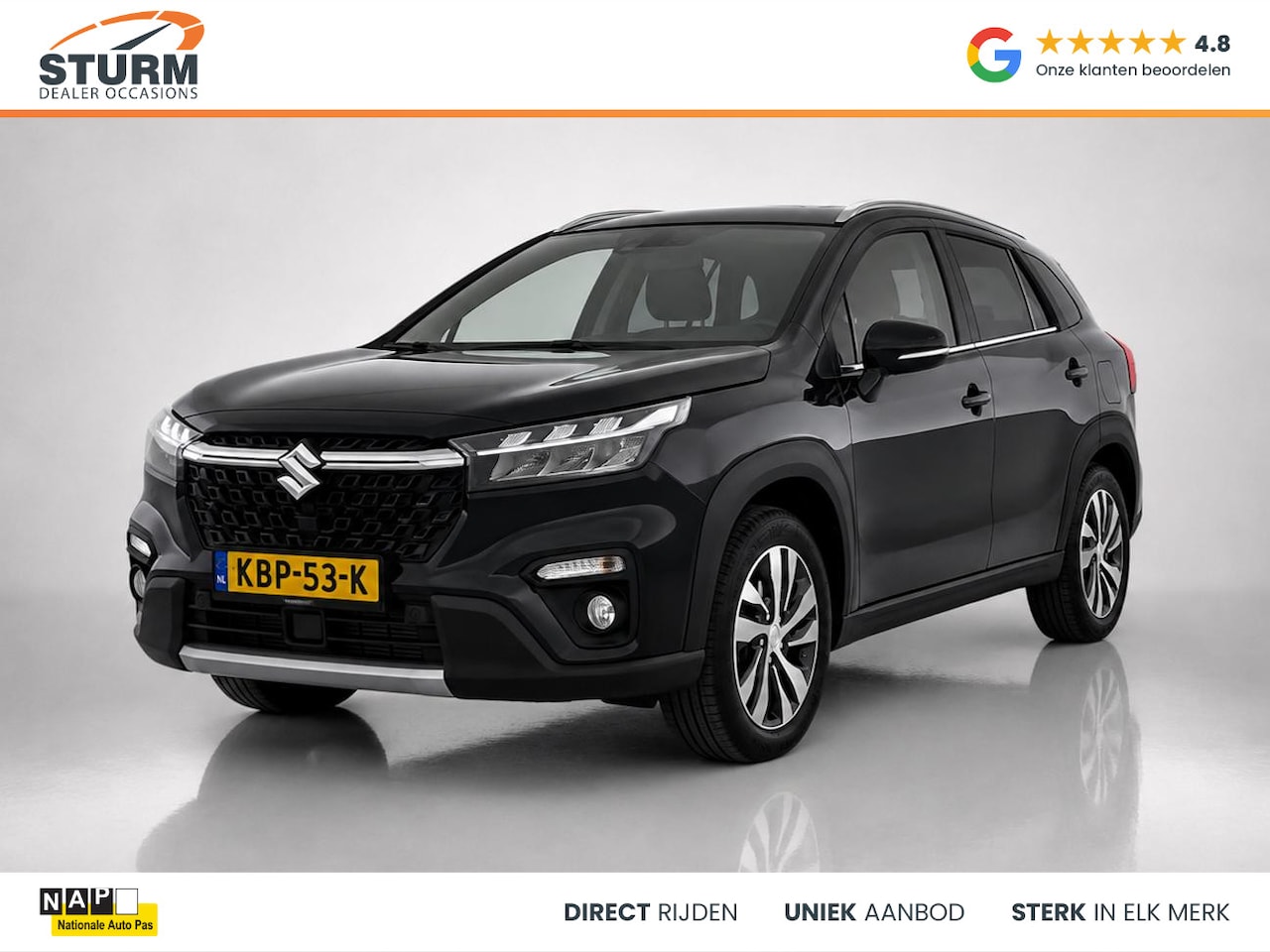 Suzuki S-Cross - 1.4 Boosterjet Select Hybrid incl. Afneembare Trekhaak, NL-Auto + 1e Eigenaar! - AutoWereld.nl
