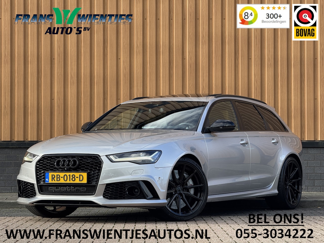 Audi A6 Avant - 4.0 TFSI RS 6 quattro Pro Line Plus | Milltek | Keramisch | B&O Advanced | Dynamic Plus | - AutoWereld.nl