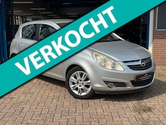 Opel Corsa - 1.4-16V Cosmo 5drs 2008 GRIJS AIRCO CRUISE NAP