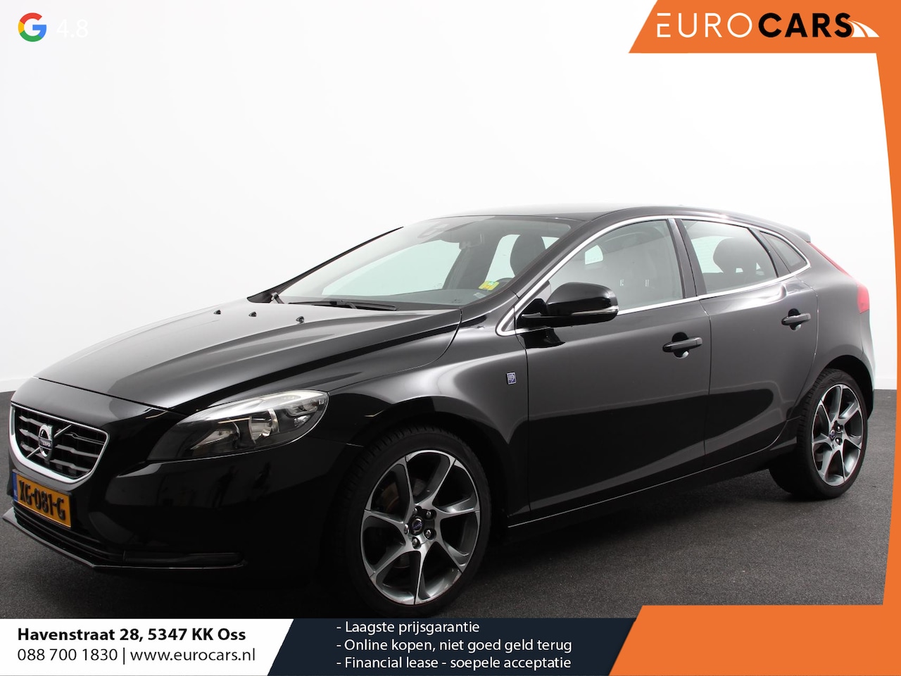Volvo V40 - 2.0 T2 Ocean Race Climate Control Navigatie Lederen bekleding Parkeersensoren Trekhaak Lic - AutoWereld.nl