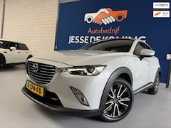 Mazda CX-3 - 2.0 SkyActiv-G 150 GT-M 4WD / bj.2015 / parelmoer grijs/wit / leder/navigatie / NAP met 14