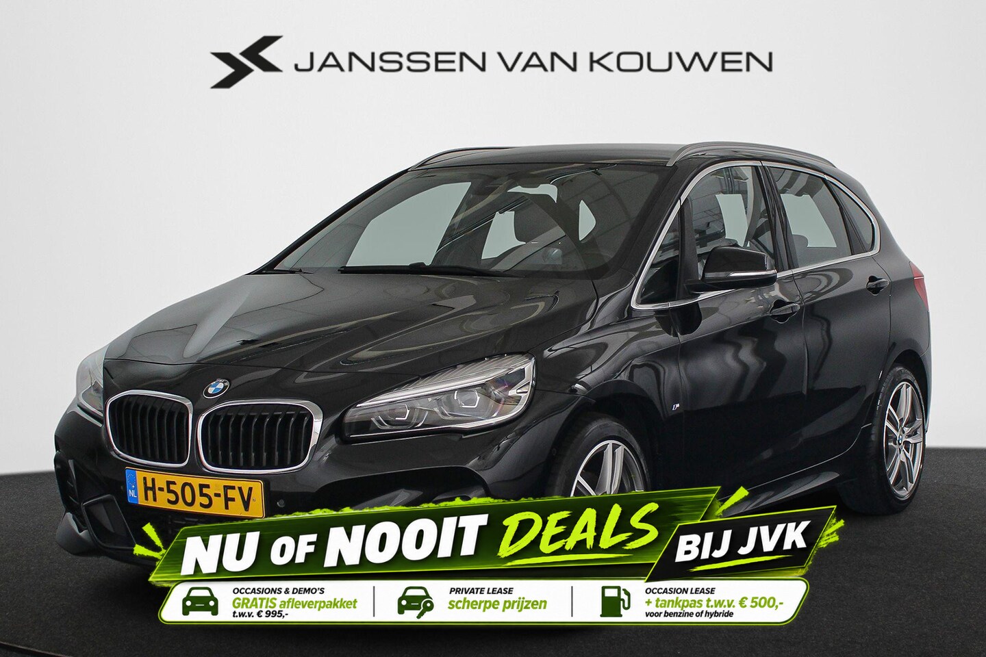 BMW 2-serie Active Tourer - 218i High Executive Edition M Sport Automaat Lederen Sportstoelen Stoelverwarming Head-Up - AutoWereld.nl