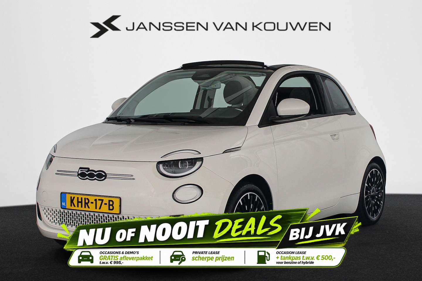 Fiat 500 C - Icon 42 kWh Stoelverwarming 17'' Diamantfinish Velgen Cruise control - AutoWereld.nl