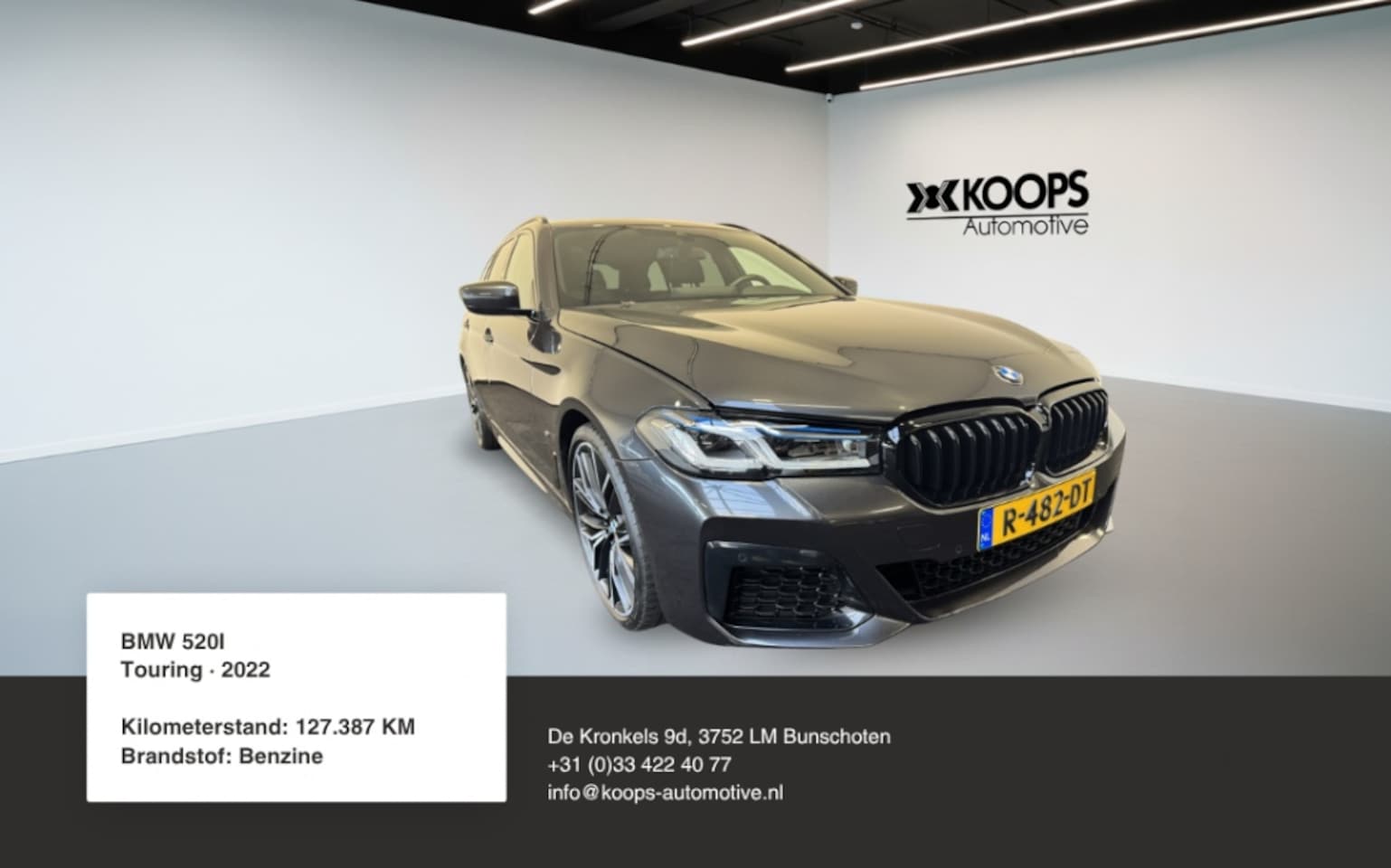 BMW 5-serie Touring - 520i Full option | M Sportpakket | Carplay | Shadow line | Laser Led - AutoWereld.nl