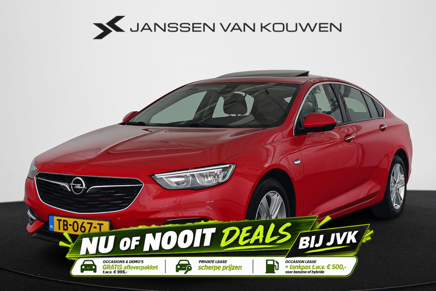 Opel Insignia Grand Sport - 1.5 Turbo Business Executive Schuif-/Kanteldak Trekhaak Achteruitrijcamera - AutoWereld.nl