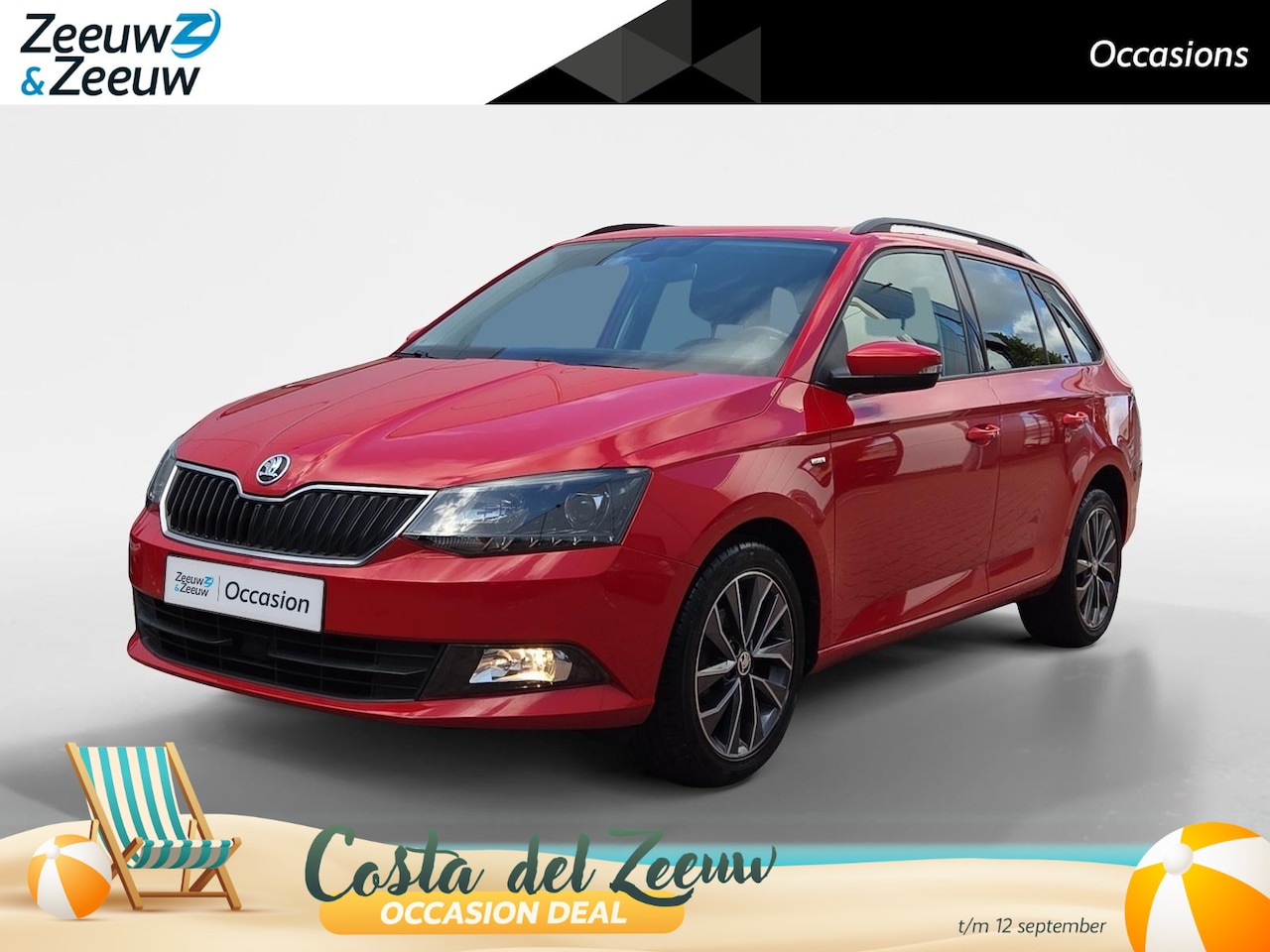 Skoda Fabia Combi - 1.0 TSI Drive | Zeer nette auto | Unieke km stand | Navigatie | Tech pakket | - AutoWereld.nl