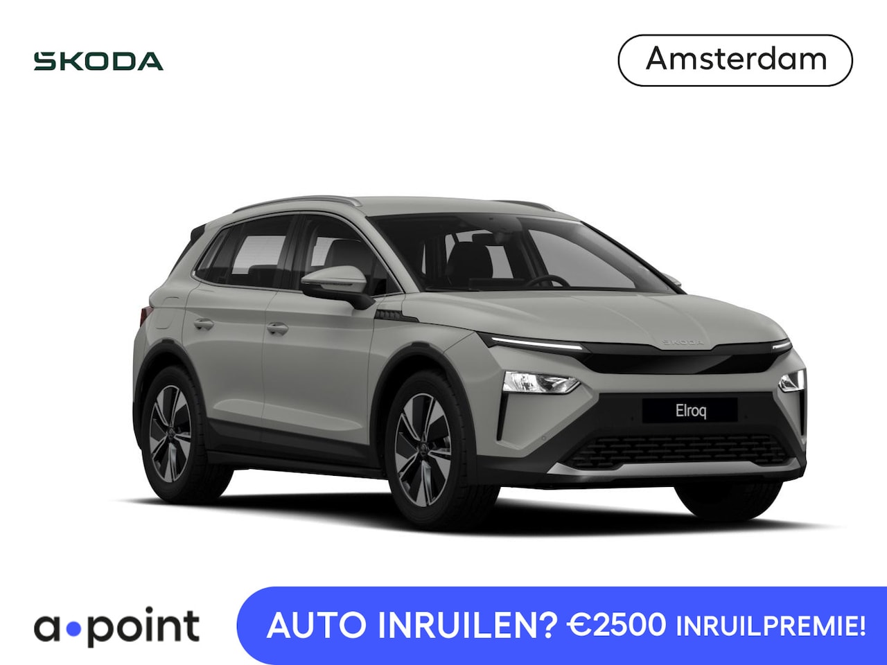 Skoda Elroq - 60 Edition 190 pk | Trekhaak | Velgen: 19" lichtmetalen velgen ' Regulus', Antraciet - AutoWereld.nl