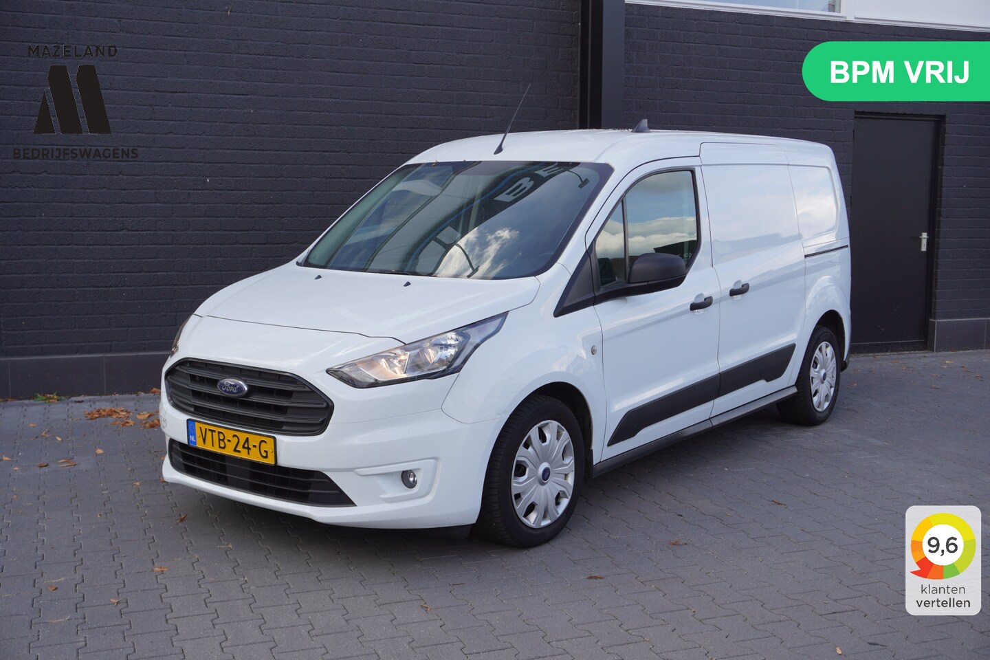 Ford Transit Connect - 1.5 EcoBlue L2 2x Schuifdeur 100PK EURO 6 - Airco - Navi - Cruise - €11.900,- Excl. - AutoWereld.nl