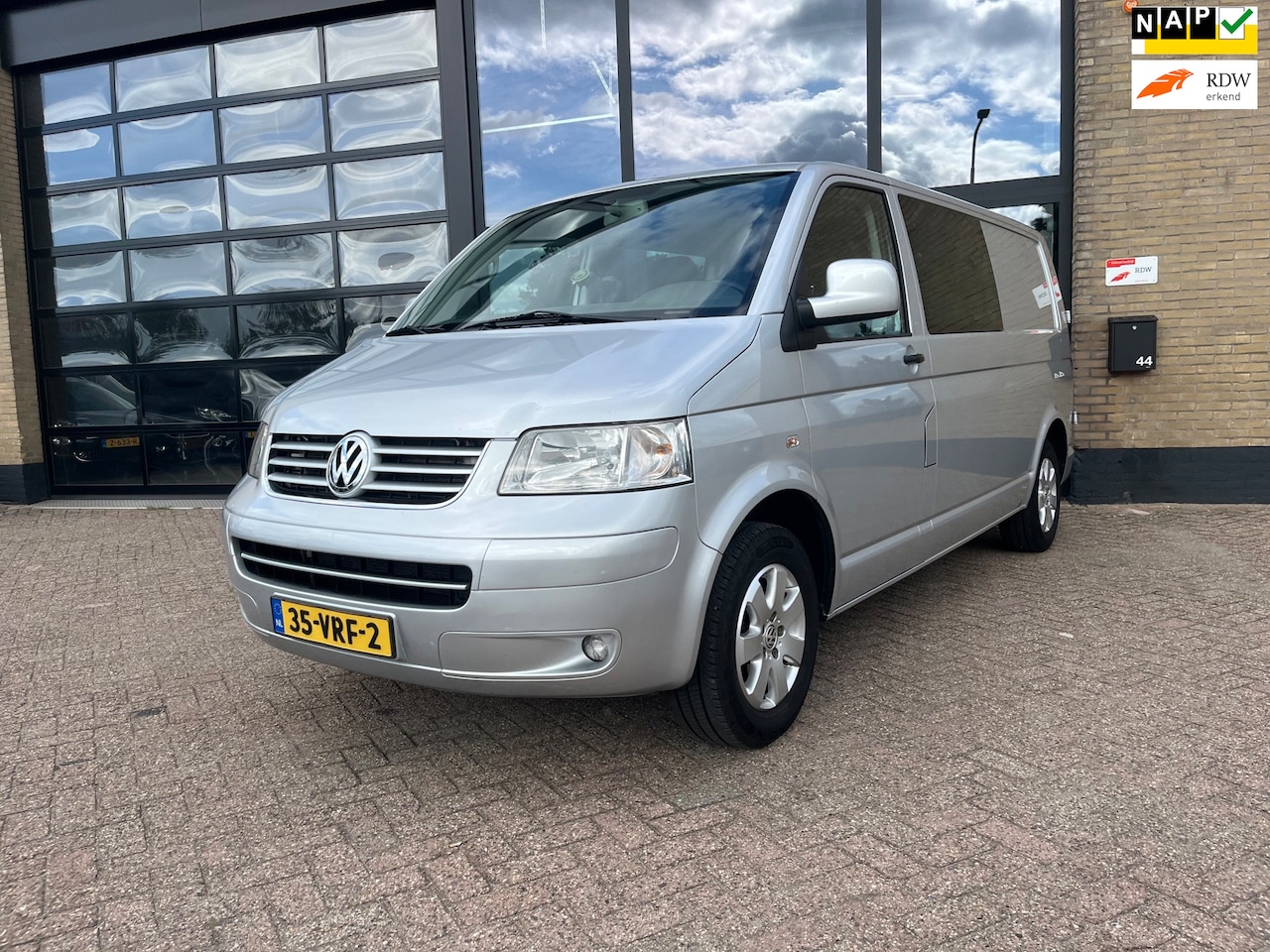 Volkswagen Transporter - 2.5 TDI 340 Comfortline DC 2.5 TDI 340 Comfortline DC , Navi, Trekhaak - AutoWereld.nl