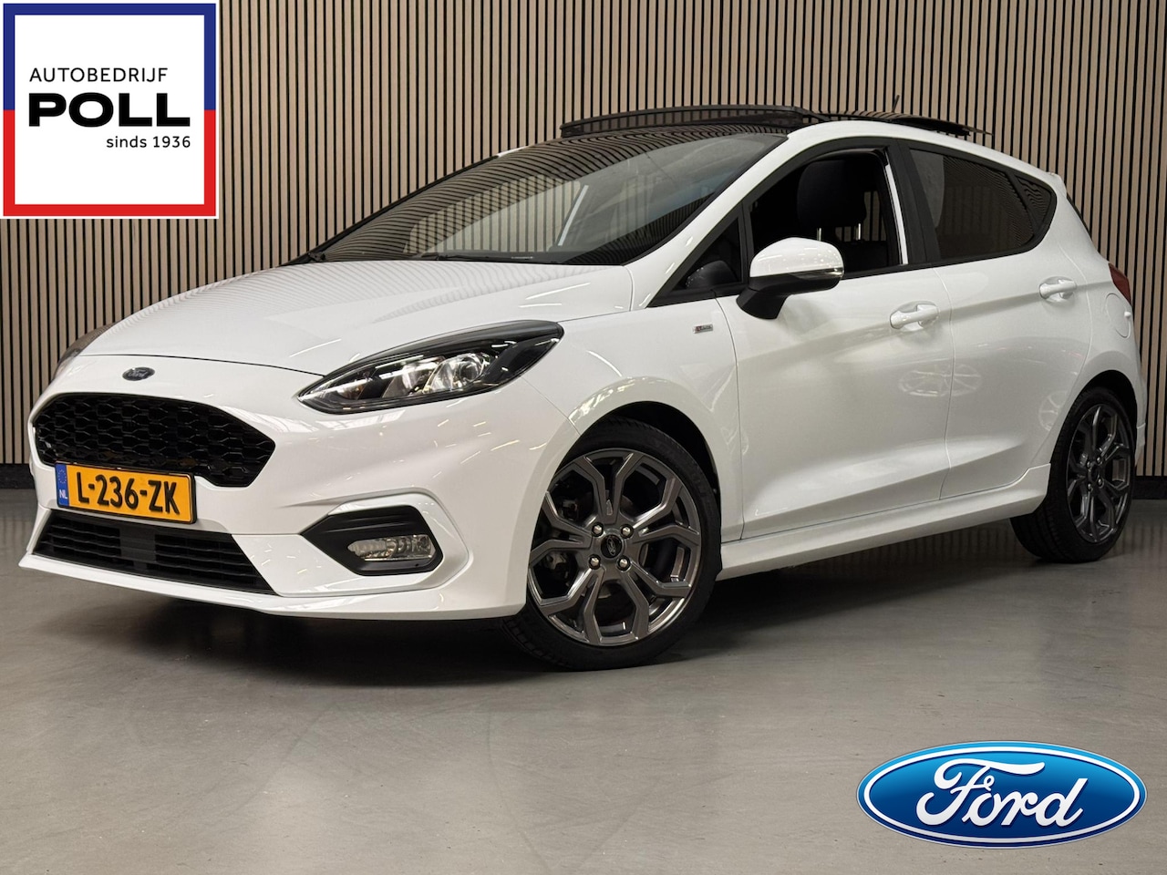 Ford Fiesta - 125pk Eco Hybrid ST-Line X Panoramadak B&O Winter pack Keyless Privacy Glass Dealeronderho - AutoWereld.nl
