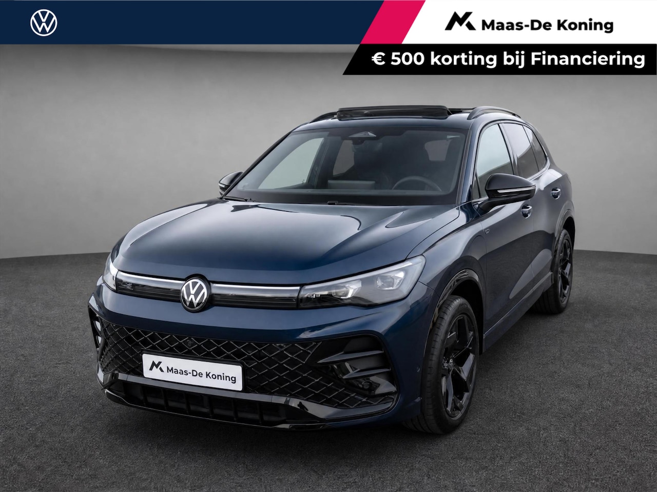 Volkswagen Tiguan - 1.5eHybrid 200kW/272PK R-Line Black Style DSG · Panoramadak · Leder · Trekhaak · 360°Camer - AutoWereld.nl