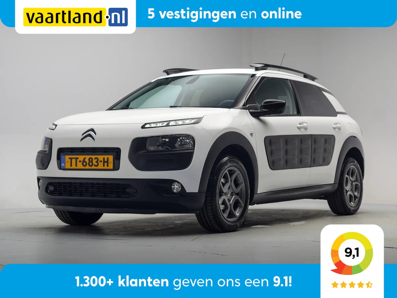 Citroën C4 Cactus - C4 Cactus 1.2 PureTech Shine [ Panoramadak Cruise Camera ] - AutoWereld.nl