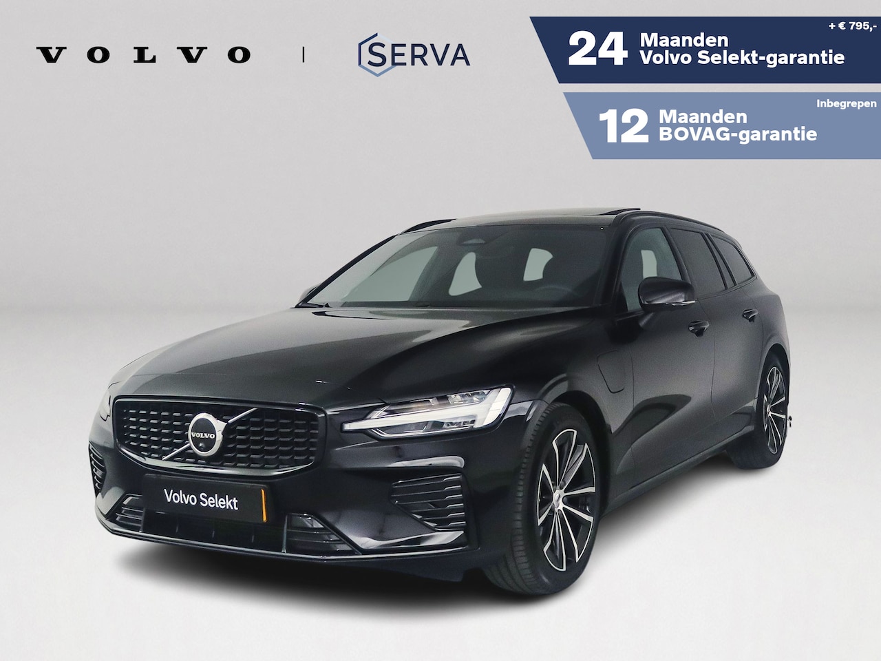 Volvo V60 - T8 Plug-in hybrid AWD Plus Dark | SOH 100% | Panoramadak | 360° camera | Head-up display | - AutoWereld.nl