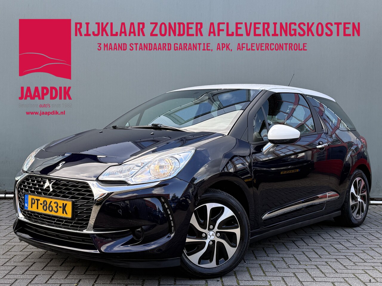 DS 3 - BWJ 2017 1.2 PureTech 82 PK So Chic AIRCO | CRUISE | BLUETOOTH | LMV | PDC | - AutoWereld.nl