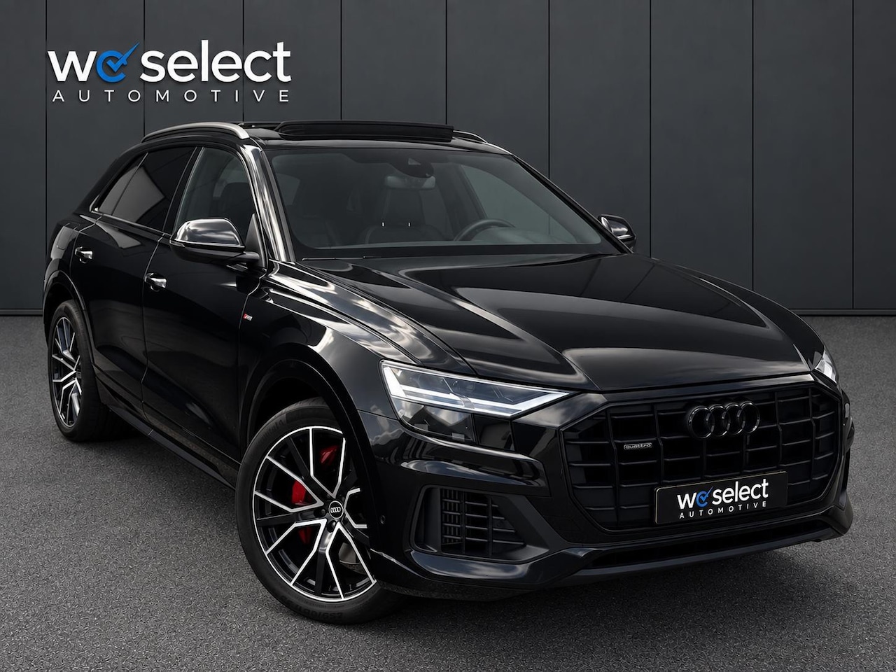 Audi Q8 - 55 TFSI e quattro S-Line Pro l Pano l Head-Up l B&O l Luchtvering l Side Assist l Memory l - AutoWereld.nl