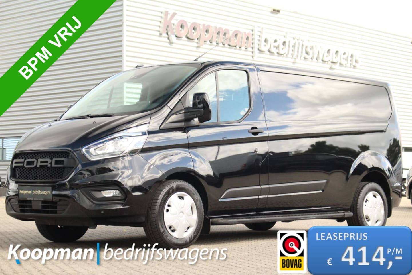 Ford Transit Custom - 320 2.0TDCI 130pk L2H1 Trend | Cruise | Camera | Carplay/Android | Lease 414,- p/m - AutoWereld.nl