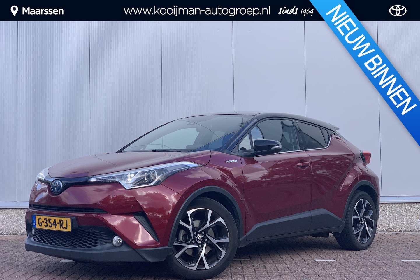 Toyota C-HR - 1.8 Hybrid Bitone Navi, Stoelverwarming, 18 Ich lm velgen, Bleutooth - AutoWereld.nl