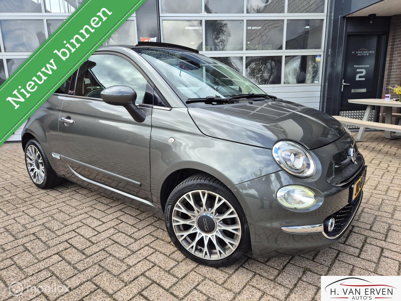 Fiat 500 C - 0.9 TwinAir Turbo CABRIO AUTOMAAT NAVI NAP 16" - AutoWereld.nl