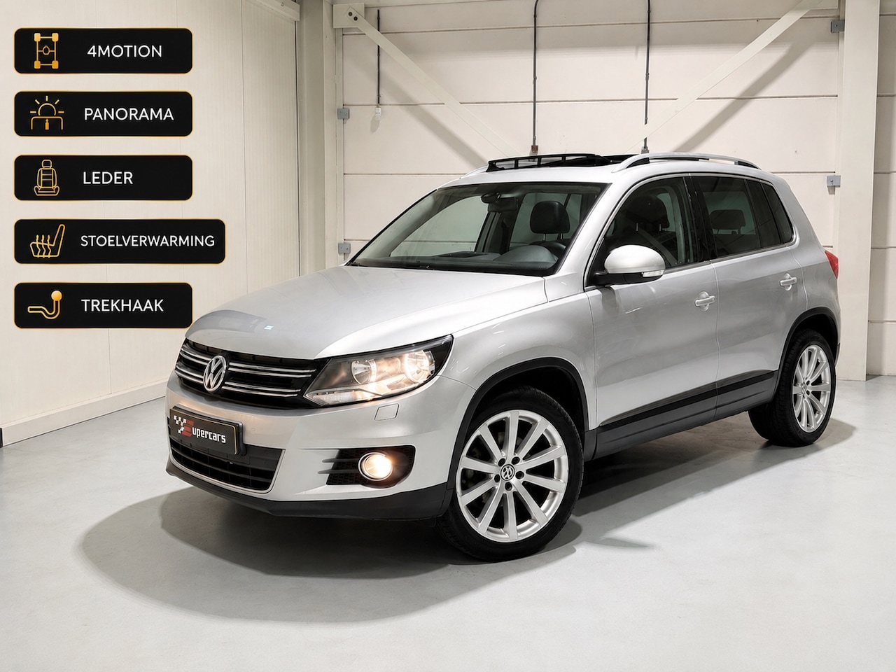 Volkswagen Tiguan - 2.0 TSI Sport&Style 4Motion - PANO - LEDER - NAVI - AutoWereld.nl