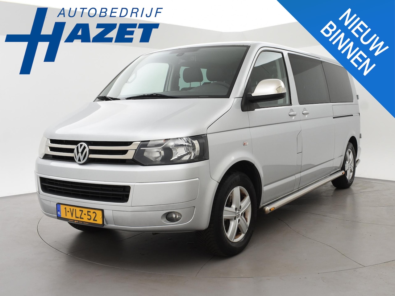 Volkswagen Transporter - 2.0 TDI L2H1 4MOTION 6-PERS DUBBEL CAB. *MARGE* + STANDKACHEL | 2 SCHUIFDEUREN | TREKHAAK - AutoWereld.nl