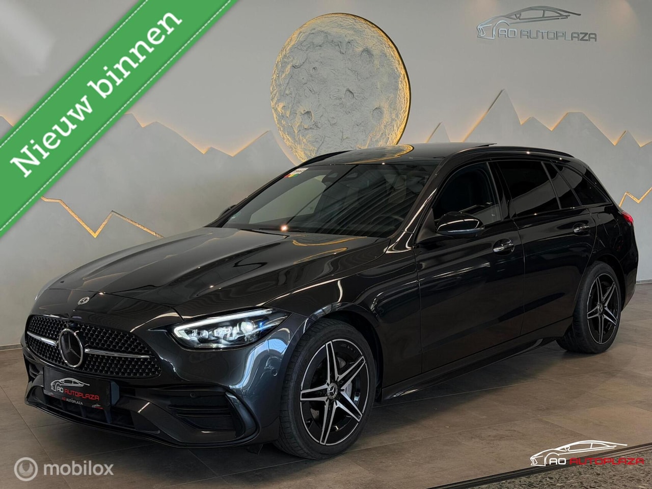 Mercedes-Benz C-klasse Estate - 300 e AMG Line Panorama/Keyless/Night - AutoWereld.nl