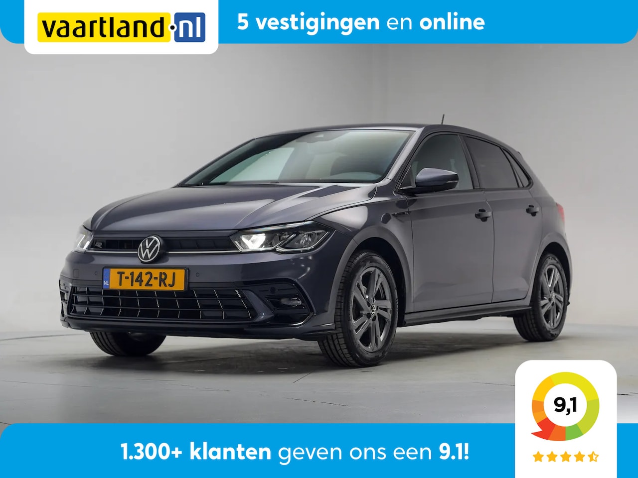 Volkswagen Polo - 1.0 TSI R-Line [ Adapt.cruise Parkeerhulp Apple Carplay ] - AutoWereld.nl