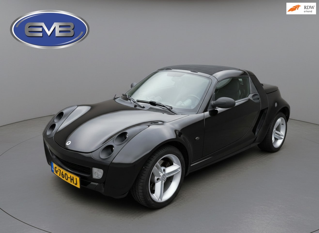 Smart Roadster - 0.7 affection AUTOMAAT, electrisch vouwdak, airco, stuurbekrachtiging, stoelverwarming,in - AutoWereld.nl