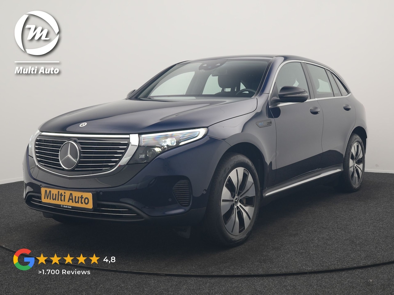 Mercedes-Benz EQC - 400 4MATIC 85 kWh Dealer O.H Adaptive Cruise | Matrix LED | Camera | Head Up | Sportstoele - AutoWereld.nl