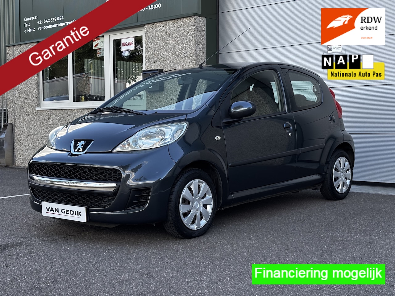 Peugeot 107 - 1.0-12V XS Automaat Airco Parkeersensor Nap - AutoWereld.nl