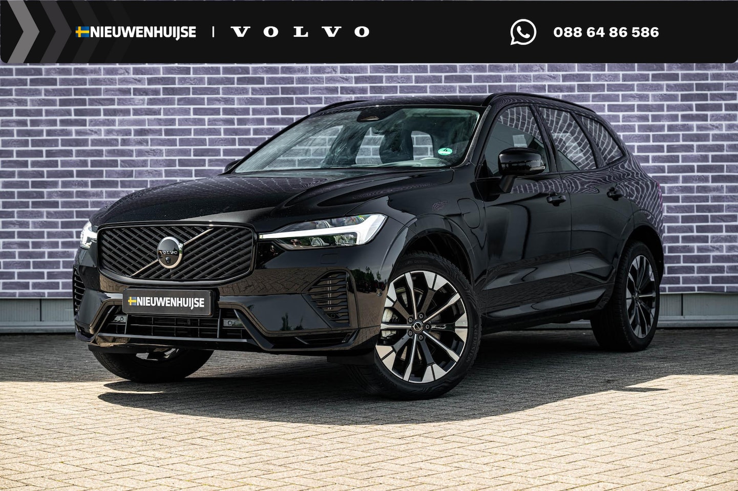 Volvo XC60 - 2.0 T6 Plug-in Hybrid AWD Ultra Dark | PHEV | Trekhaak | Luchtvering | Panoramadak | Head- - AutoWereld.nl
