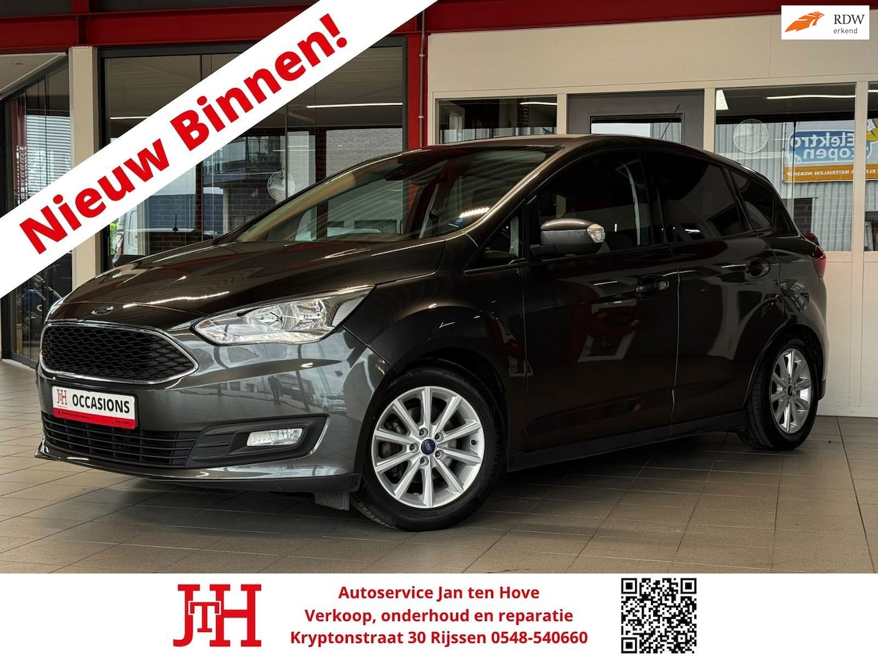 Ford C-Max - 1.0 Titanium*Cruise Control*Lane assist*Stoel/Stuurverwarming*Sync-Audio*PDC* - AutoWereld.nl