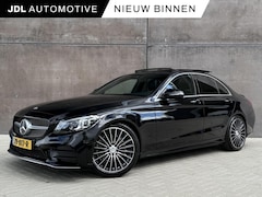 Mercedes-Benz C-klasse - 200 Business Solution AMG | Trekhaak | Panoramadak | CarPlay | Leder | Elektrische stoelen