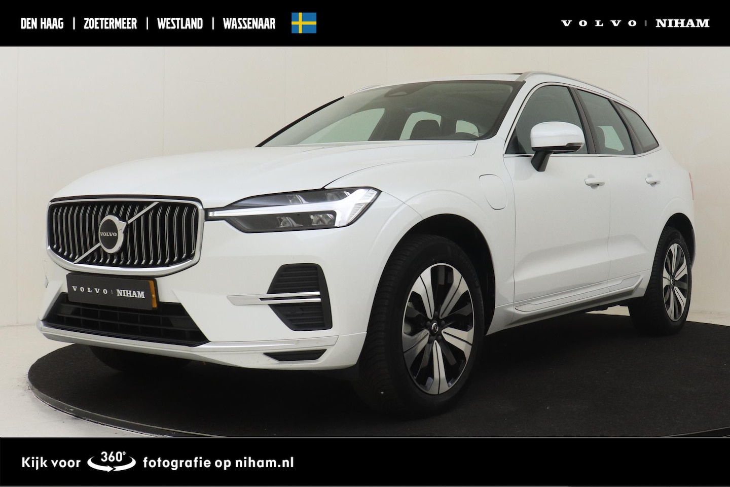 Volvo XC60 - T6 PLUG-IN HYBRID AWD ESSENTIAL EDITION -PANO.DAK|LEDER|ADAP.CRUISE|CAMERA|CLIMATE|PARKEER - AutoWereld.nl