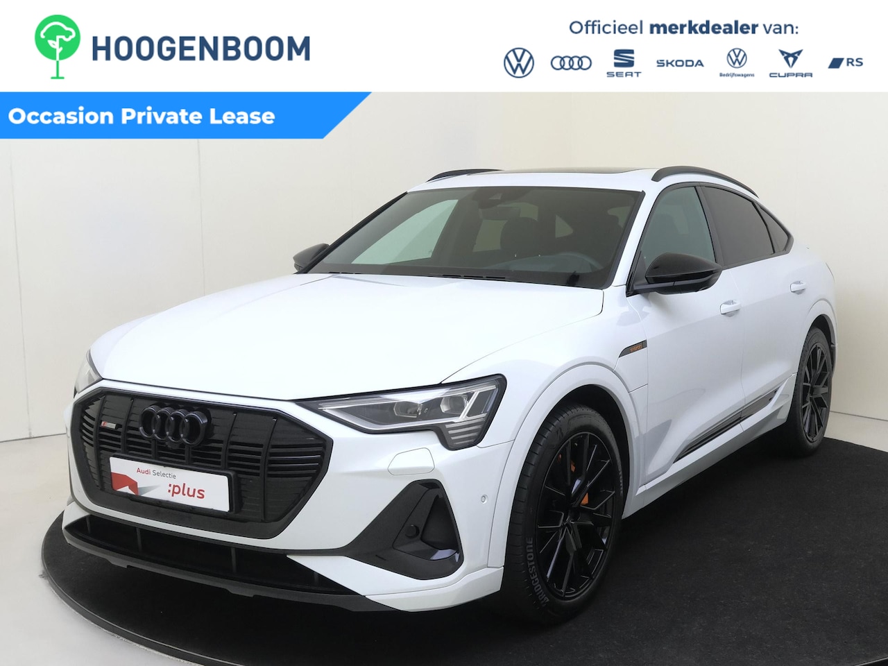 Audi e-tron Sportback - 55 quattro S edition 95 kWh | SoH 100% | Panoramadak | Luchtvering | 360 camera | Bestuurd - AutoWereld.nl