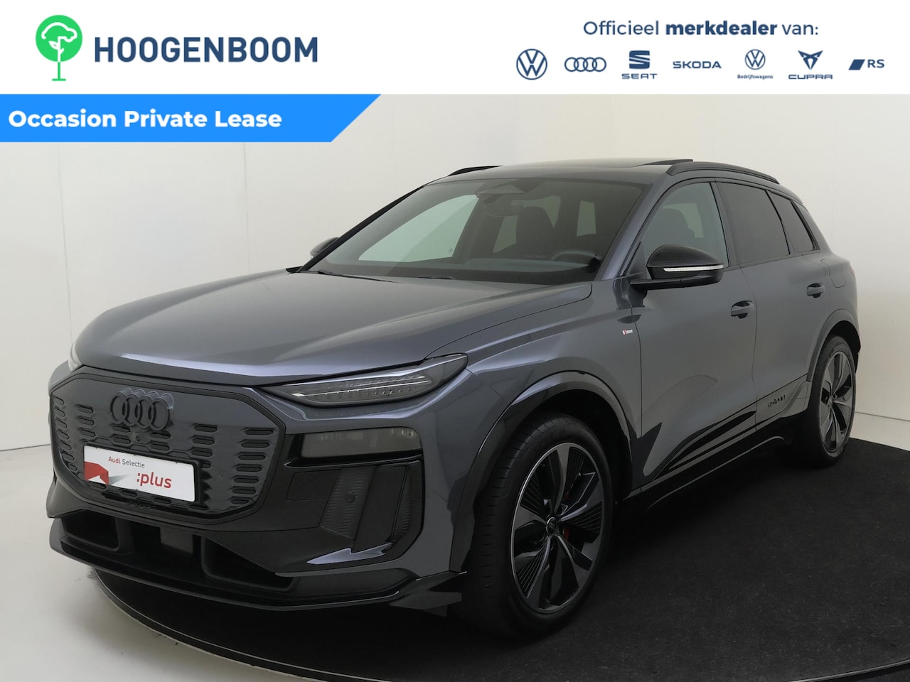 Audi Q6 e-tron - S edition quattro 100 kWh | Panoramadak | Sportstoelen leder Plus | Luchtvering | Warmtepo - AutoWereld.nl