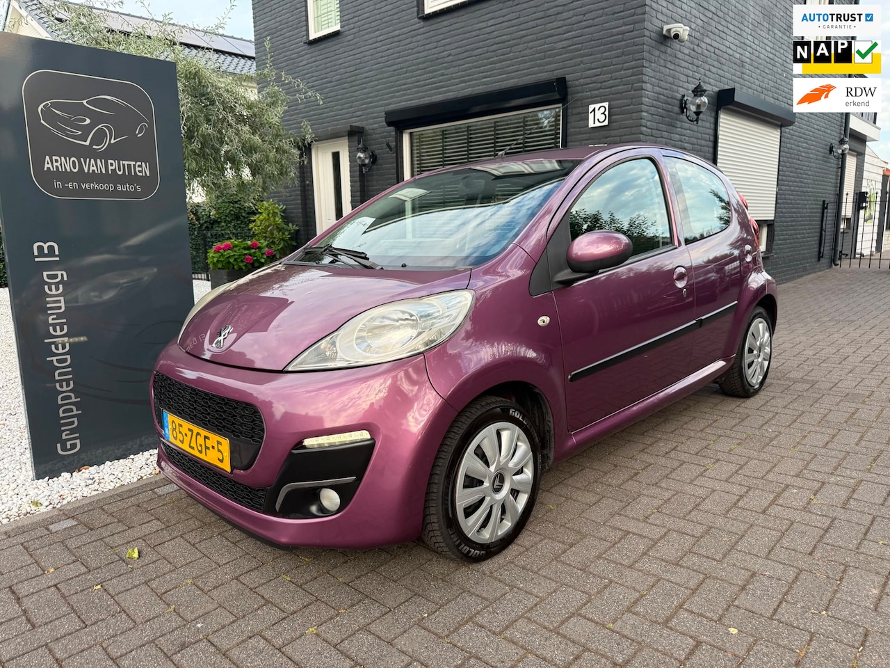 Peugeot 107 - 1.0 Active /Airco / Origineel Nederlands! - AutoWereld.nl