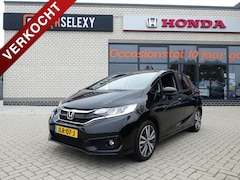 Honda Jazz - 1.3 i-VTEC 102pk CVT Elegance + 4 Seizoenenbanden en Verlichte Instaplijsten en Spoiler en