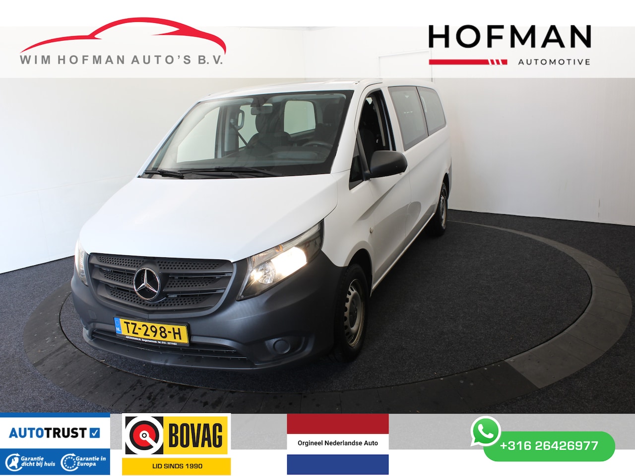 Mercedes-Benz Vito - 109 BT Extra Lang 9 Pers 2+2+2+3 € 18240 Excl BTW - AutoWereld.nl