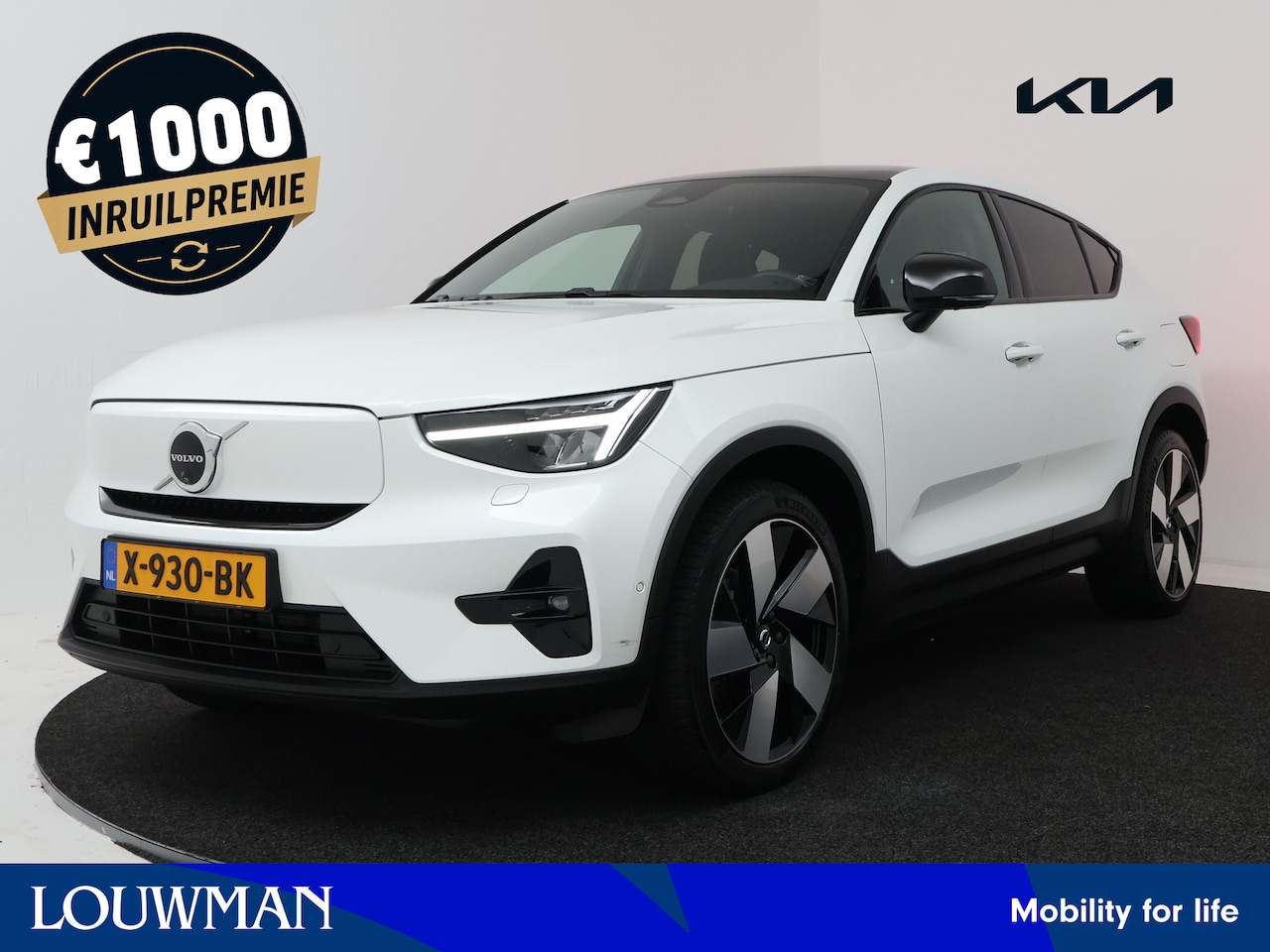 Volvo C40 - Recharge Twin Ultimate 82 kWh | Harman/Kardon | 360-Camera | Trekhaak | Panoramadak | €100 - AutoWereld.nl