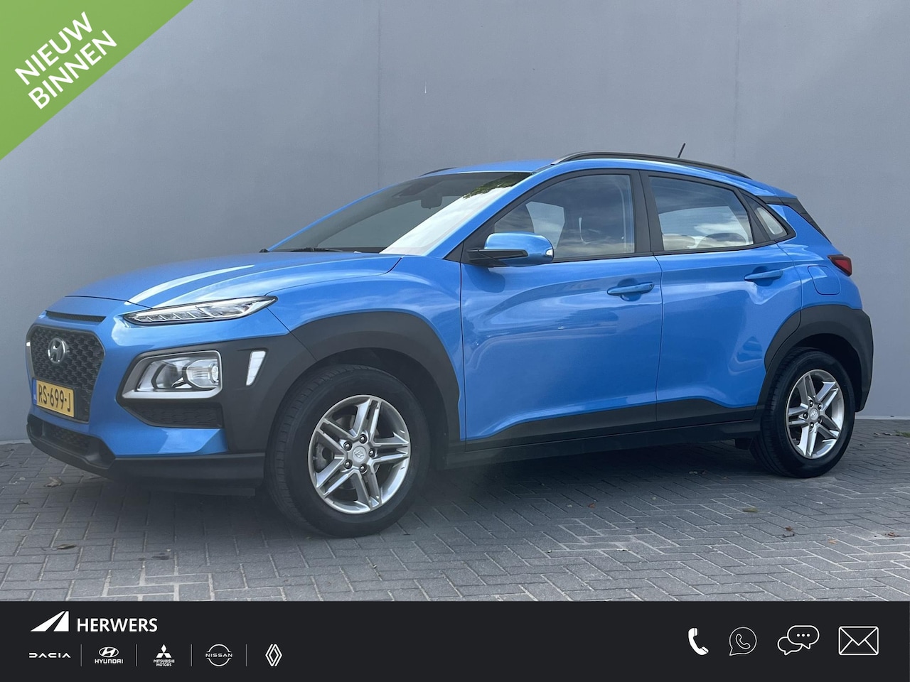 Hyundai Kona - 1.0T Comfort / Afneembare Trekhaak (1.200KG) / 100% Dealeronderhouden / 1e Eigenaar / Navi - AutoWereld.nl