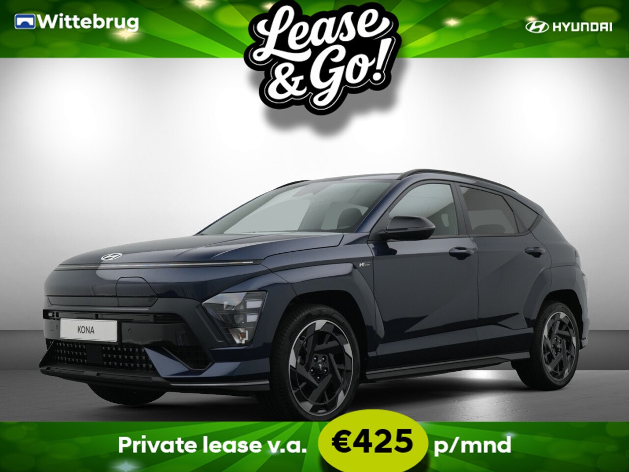 Hyundai Kona Electric - N Line Business 64.8 kWh Volledig Elektrish, Fiscaal aantrekkelijk, Navigatie Private leas - AutoWereld.nl