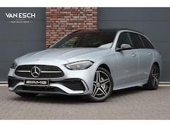 Mercedes-Benz C-klasse Estate - 300 e AMG Line | Panoramadak | Burmester | Distronic | Memory | Leder | Trekhaak | Digital