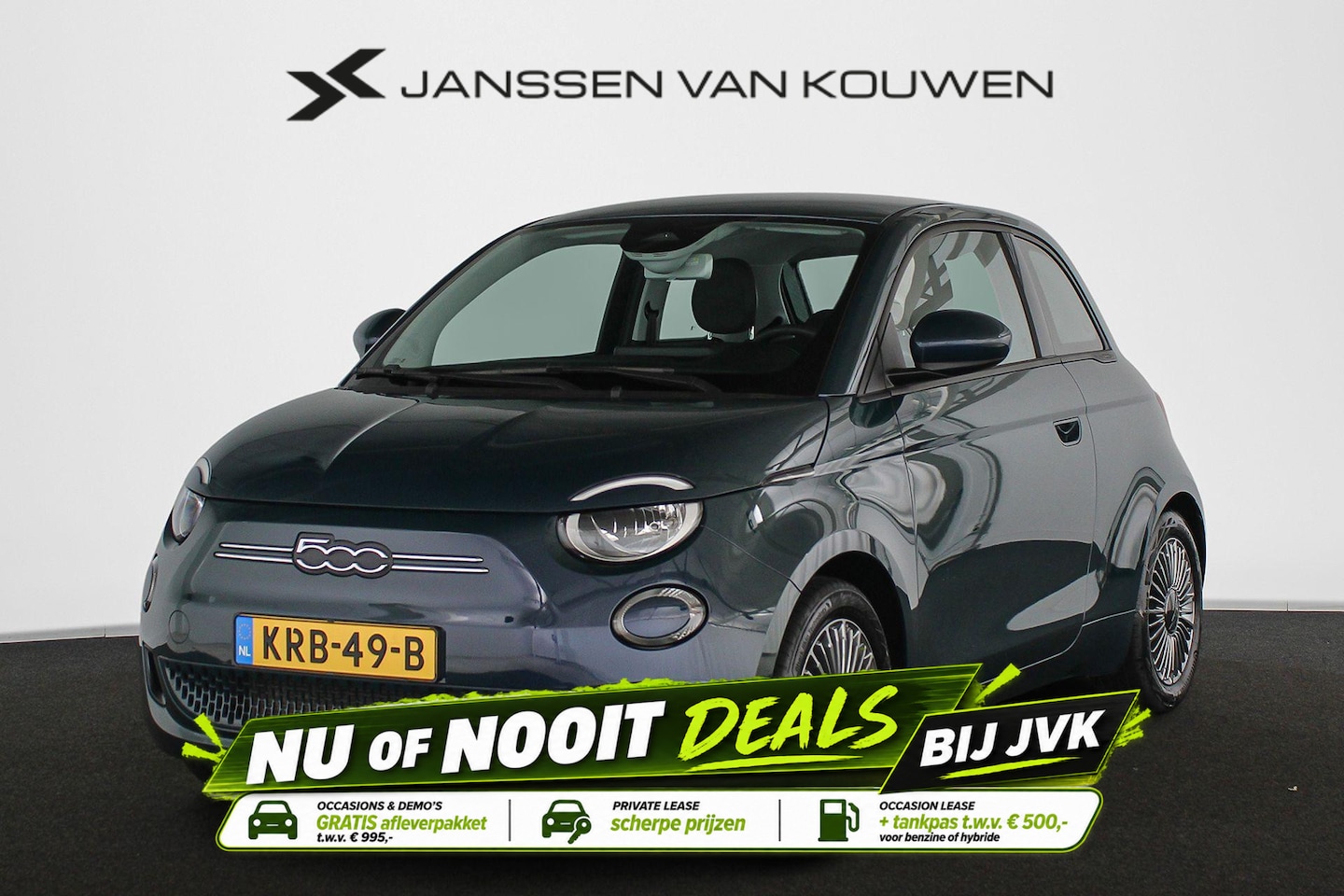 Fiat 500e - Icon 42 kWh Camera Apple CarPlay Keyless 16" - AutoWereld.nl
