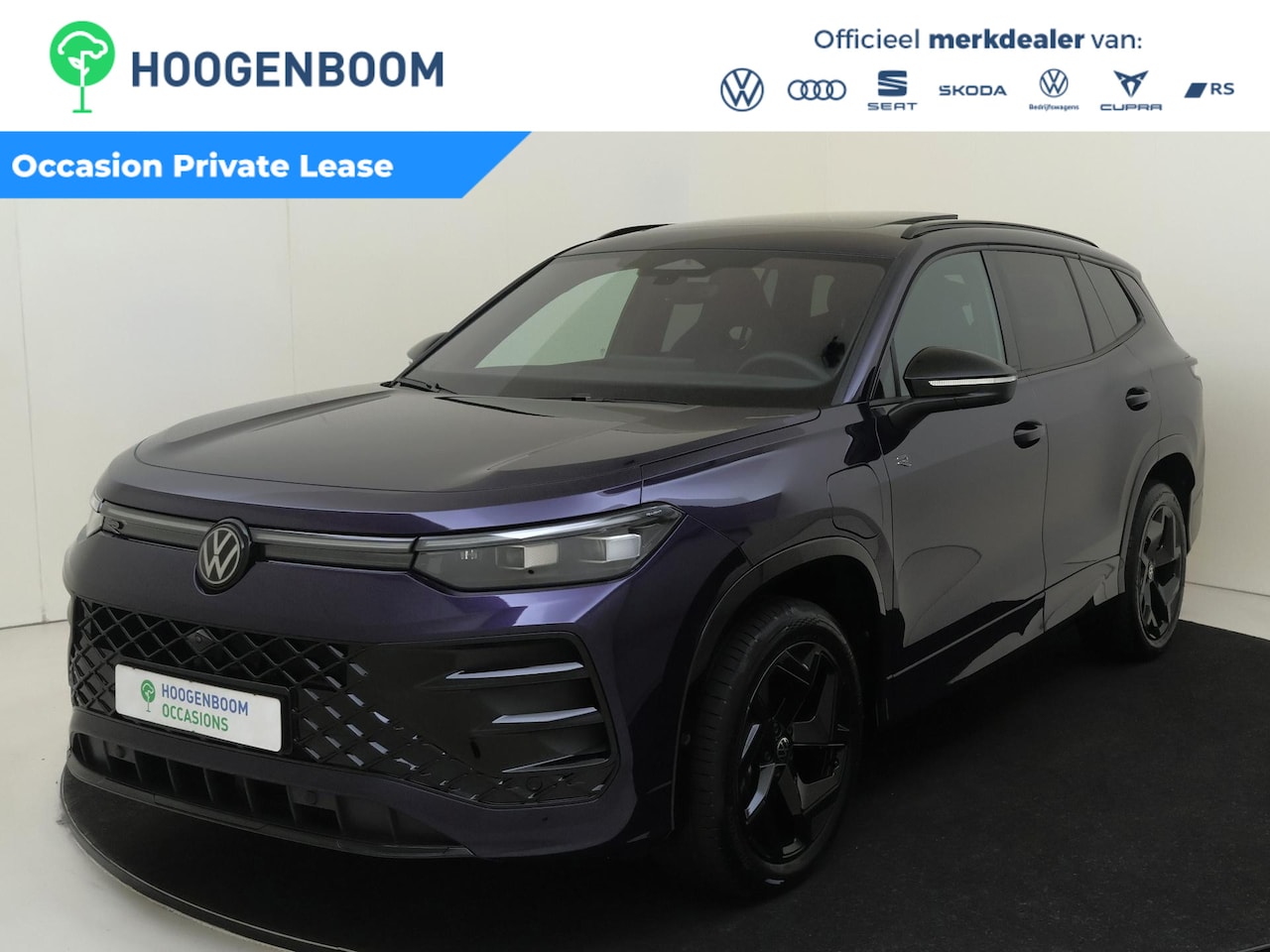 Volkswagen Tayron - 1.5 eHybrid R-Line Edition | SoH 100% | Panoramadak | Trekhaak | Head-up display | Black s - AutoWereld.nl