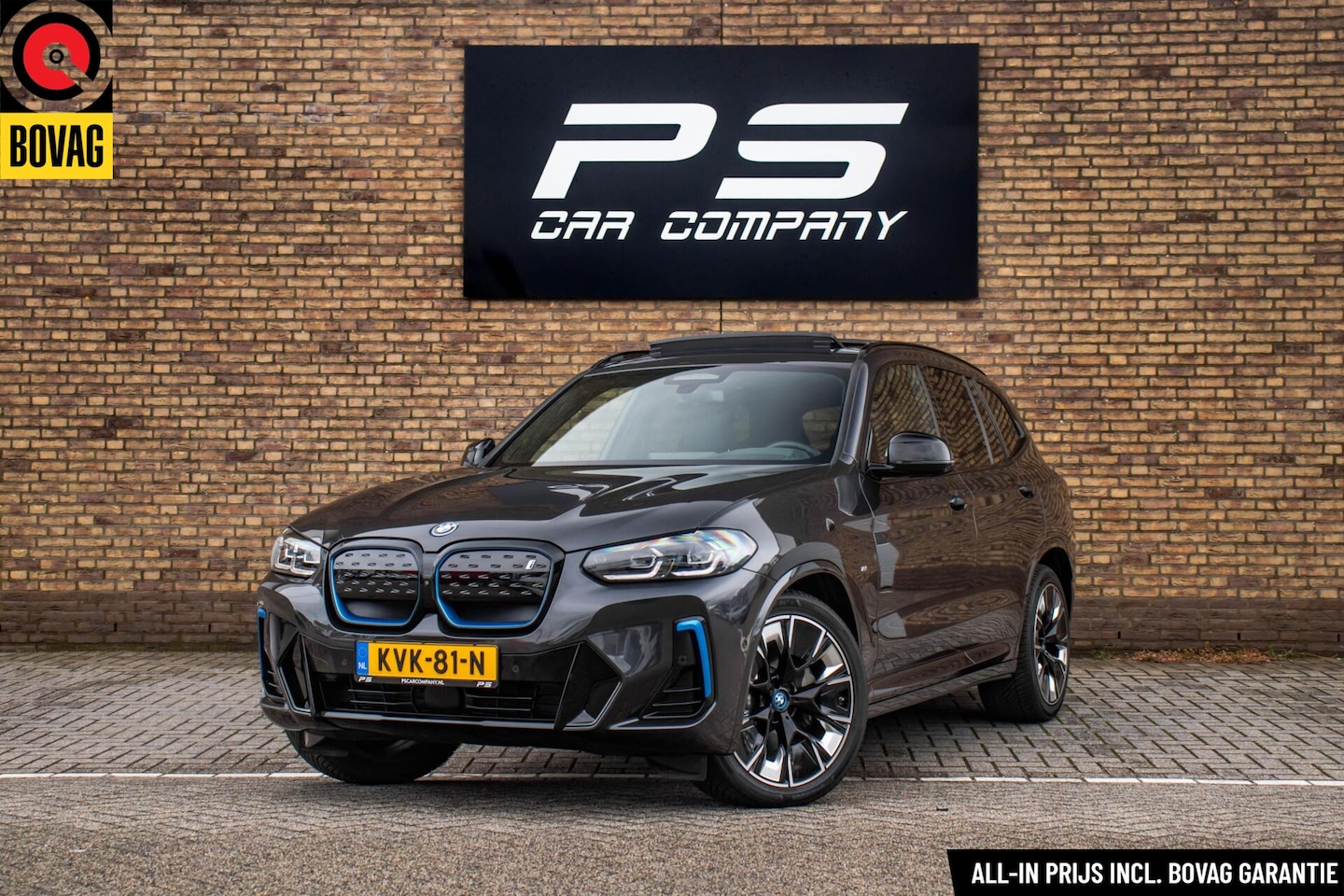 BMW iX3 - M-Sport Impressive 80 kWh, BTW, VOL!, SOH 94%, Pano - AutoWereld.nl